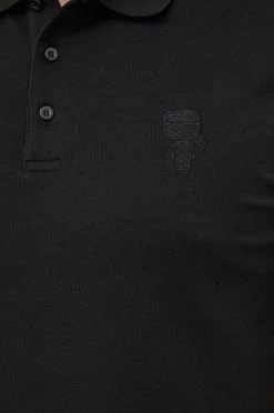 Ανδρικά Πόλο μπλουζάκια Πόλο Karl Lagerfeld μαύρο -Karl Lagerfeld Εκπτώσεις unnamed file 2739