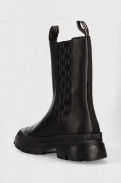 Ανδρικά Μπότες και Αρβύλες Δερμάτινες μπότες τσέλσι Karl Lagerfeld Trekka Mens μαύρο -Karl Lagerfeld Εκπτώσεις unnamed file 274