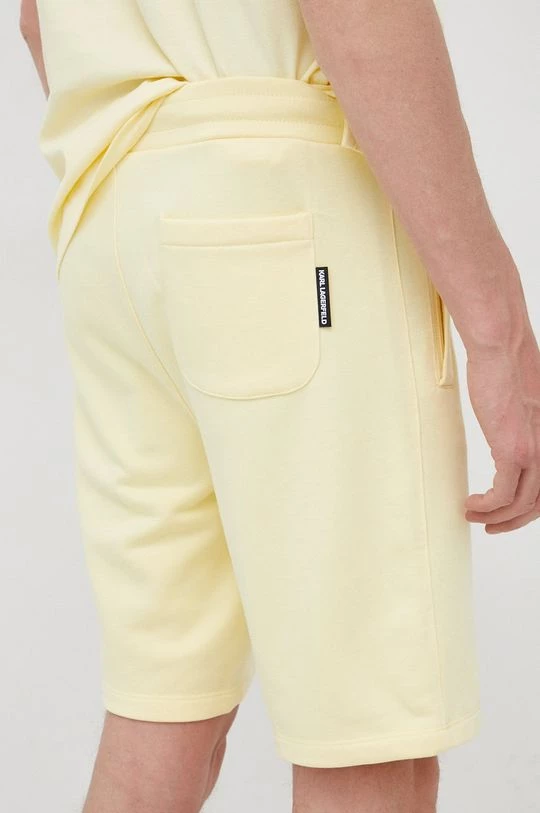 Ανδρικά Σορτς Karl Lagerfeld κίτρινο 5 Ανδρικά Σορτς Karl Lagerfeld κίτρινο - Image 3