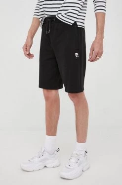 Ανδρικά Σορτς Karl Lagerfeld μαύρο