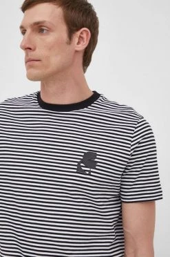 Ανδρικά Μπλουζάκια Βαμβακερό μπλουζάκι Karl Lagerfeld μαύρο 10 Ανδρικά Μπλουζάκια Βαμβακερό μπλουζάκι Karl Lagerfeld μαύρο -Karl Lagerfeld Εκπτώσεις unnamed file 2761