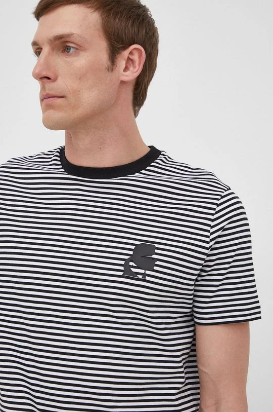 Ανδρικά Μπλουζάκια Βαμβακερό μπλουζάκι Karl Lagerfeld μαύρο 6 Ανδρικά Μπλουζάκια Βαμβακερό μπλουζάκι Karl Lagerfeld μαύρο - Image 4