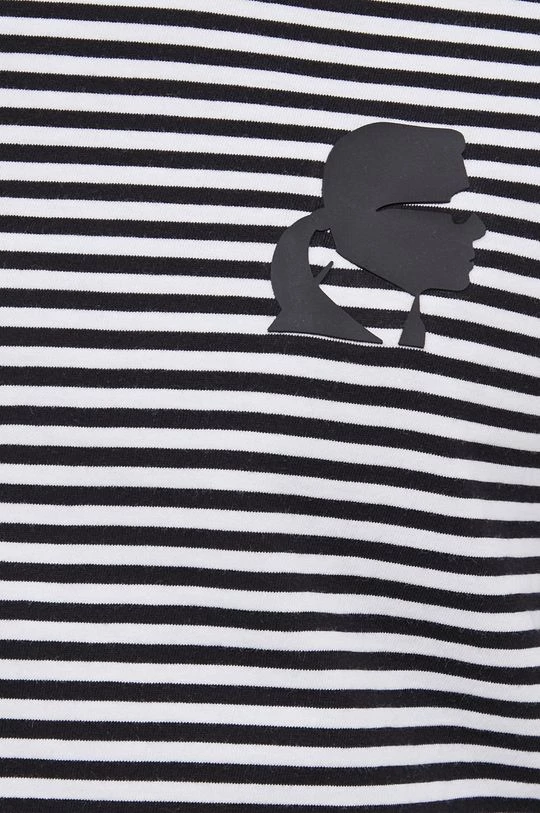 Ανδρικά Μπλουζάκια Βαμβακερό μπλουζάκι Karl Lagerfeld μαύρο 7 Ανδρικά Μπλουζάκια Βαμβακερό μπλουζάκι Karl Lagerfeld μαύρο - Image 5