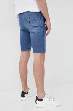 Ανδρικά Σορτς Τζιν σορτς Karl Lagerfeld χρώμα: ναυτικό μπλε -Karl Lagerfeld Εκπτώσεις unnamed file 2793