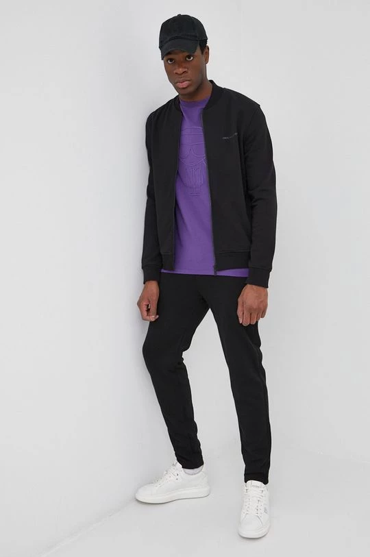 Ανδρικά Παντελόνια φόρμας Παντελόνι Karl Lagerfeld χρώμα: μαύρο 4 Ανδρικά Παντελόνια φόρμας Παντελόνι Karl Lagerfeld χρώμα: μαύρο - Image 2