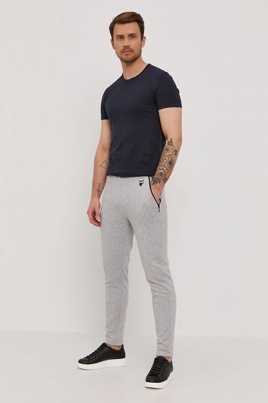 Ανδρικά Παντελόνια φόρμας Παντελόνι Karl Lagerfeld χρώμα: γκρι 4 Ανδρικά Παντελόνια φόρμας Παντελόνι Karl Lagerfeld χρώμα: γκρι - Image 2