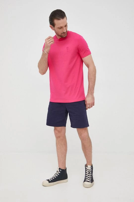 Ανδρικά Μπλουζάκια Μπλουζάκι Karl Lagerfeld χρώμα: ροζ 4 Ανδρικά Μπλουζάκια Μπλουζάκι Karl Lagerfeld χρώμα: ροζ - Image 2