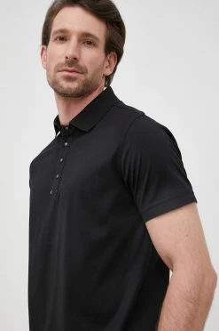 Ανδρικά Πόλο μπλουζάκια Βαμβακερό μπλουζάκι πόλο Karl Lagerfeld μαύρο -Karl Lagerfeld Εκπτώσεις unnamed file 2861