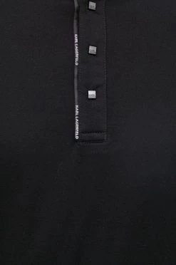 Ανδρικά Πόλο μπλουζάκια Βαμβακερό μπλουζάκι πόλο Karl Lagerfeld μαύρο -Karl Lagerfeld Εκπτώσεις unnamed file 2862