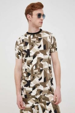 Ανδρικά Μπλουζάκια Μπλουζάκι Karl Lagerfeld χρώμα: πράσινο