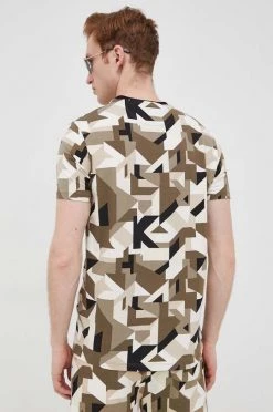 Ανδρικά Μπλουζάκια Μπλουζάκι Karl Lagerfeld χρώμα: πράσινο -Karl Lagerfeld Εκπτώσεις unnamed file 2865