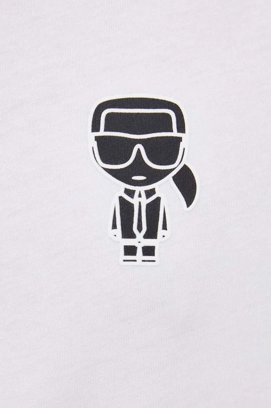 Ανδρικά Μπλουζάκια Βαμβακερό μπλουζάκι Karl Lagerfeld άσπρο 7 Ανδρικά Μπλουζάκια Βαμβακερό μπλουζάκι Karl Lagerfeld άσπρο - Image 5