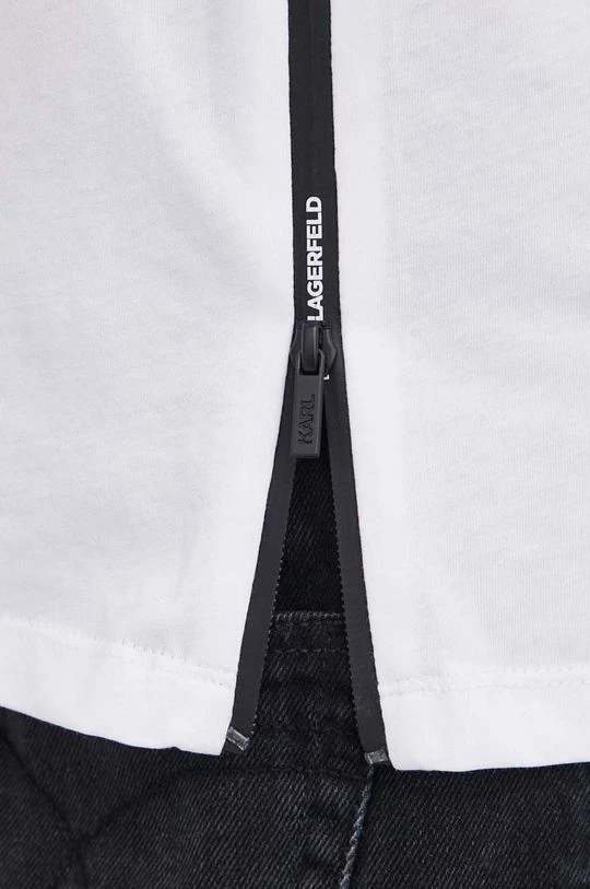 Ανδρικά Μπλουζάκια Βαμβακερό μπλουζάκι Karl Lagerfeld άσπρο 8 Ανδρικά Μπλουζάκια Βαμβακερό μπλουζάκι Karl Lagerfeld άσπρο - Image 6