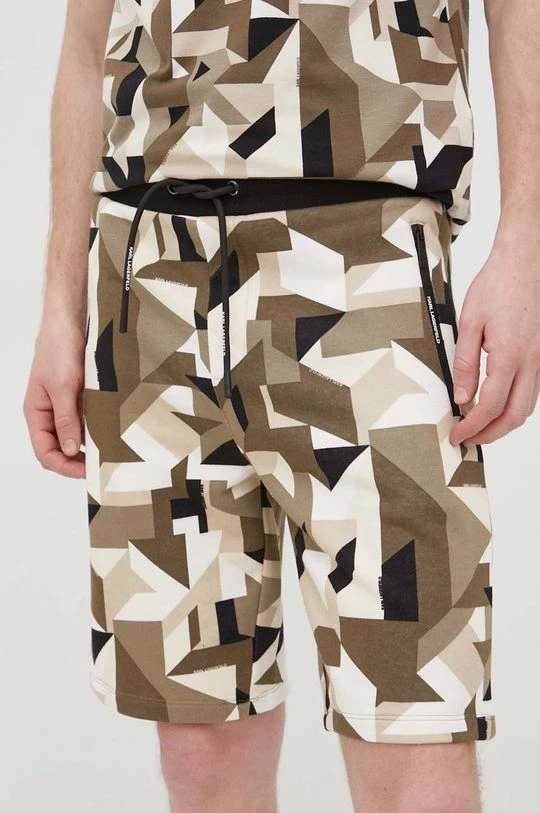 Ανδρικά Σορτς Karl Lagerfeld χρώμα: πράσινο 3 Ανδρικά Σορτς Karl Lagerfeld χρώμα: πράσινο