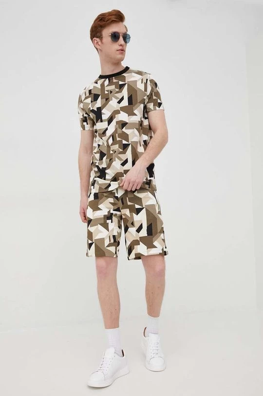 Ανδρικά Σορτς Karl Lagerfeld χρώμα: πράσινο 4 Ανδρικά Σορτς Karl Lagerfeld χρώμα: πράσινο - Image 2