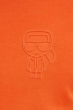 Ανδρικά Πόλο μπλουζάκια Πόλο Karl Lagerfeld χρώμα: πορτοκαλί -Karl Lagerfeld Εκπτώσεις unnamed file 2894