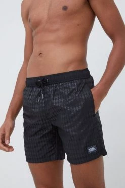 Ανδρικά Σόρτς Σορτς κολύμβησης Karl Lagerfeld μαύρο