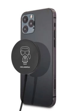 Φορτιστές και αξεσουάρ για τηλέφωνα επαγωγικός φορτιστής Karl Lagerfeld μαύρο -Karl Lagerfeld Εκπτώσεις unnamed file 2972