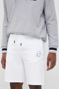 Karl Lagerfeld Εκπτώσεις 9 Ανδρικά Σορτς Karl Lagerfeld χρώμα: άσπρο