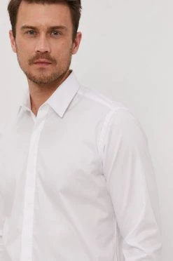 Karl Lagerfeld Εκπτώσεις 5 Ανδρικά Πουκάμισα Πουκάμισο Karl Lagerfeld χρώμα: άσπρο