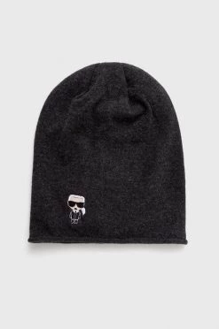 Ανδρικά Σκουφιά Μάλλινο σκουφί Karl Lagerfeld γκρι,