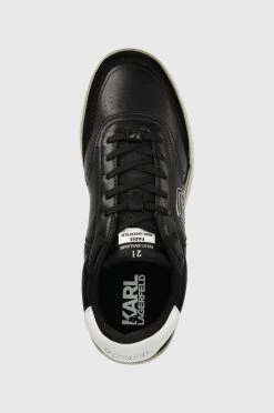 Ανδρικά Sneakers Δερμάτινα αθλητικά παπούτσια Karl Lagerfeld , χρώμα: μαύρο -Karl Lagerfeld Εκπτώσεις unnamed file 342