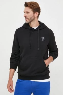 Ανδρικά Χωρίς φερμουάρ Μπλούζα Karl Lagerfeld μαύρο,