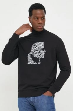 Ανδρικά Χωρίς φερμουάρ Μπλούζα Karl Lagerfeld μαύρο, -Karl Lagerfeld Εκπτώσεις unnamed file 428