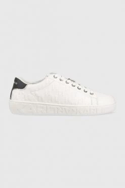 Ανδρικά Sneakers Δερμάτινα αθλητικά παπούτσια Karl Lagerfeld Kupsole Iii άσπρο