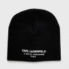 Ανδρικά Σκουφιά Μάλλινο σκουφί Karl Lagerfeld μαύρο, -Karl Lagerfeld Εκπτώσεις unnamed file 435