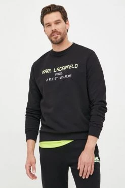 Ανδρικά Χωρίς φερμουάρ Μπλούζα Karl Lagerfeld μαύρο, -Karl Lagerfeld Εκπτώσεις unnamed file 476