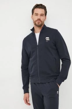 Ανδρικά Με φερμουάρ Μπλούζα Karl Lagerfeld ναυτικό μπλε, -Karl Lagerfeld Εκπτώσεις unnamed file 480