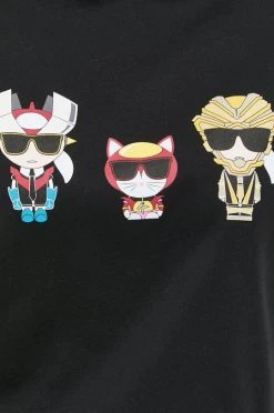 Κοντομάνικο Βαμβακερό μπλουζάκι Karl Lagerfeld μαύρο -Karl Lagerfeld Εκπτώσεις unnamed file 486