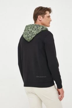 Ανδρικά Με φερμουάρ Μπλούζα Karl Lagerfeld μαύρο, -Karl Lagerfeld Εκπτώσεις unnamed file 496