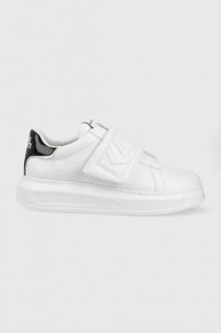 Ανδρικά Sneakers Δερμάτινα παπούτσια Karl Lagerfeld Kapri Mens άσπρο