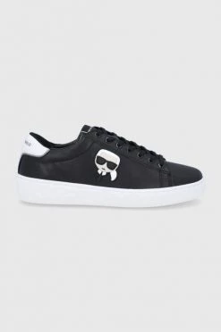 Ανδρικά Sneakers Δερμάτινα παπούτσια Karl Lagerfeld Kupsole Iii μαύρο