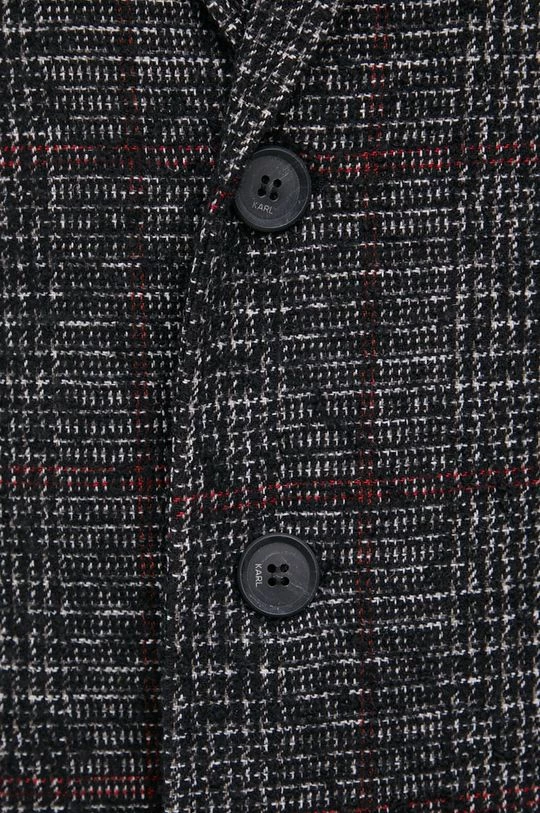 Ανδρικά Παλτά Παλτό από μείγμα μαλλιού Karl Lagerfeld μαύρο 8 Ανδρικά Παλτά Παλτό από μείγμα μαλλιού Karl Lagerfeld μαύρο - Image 6