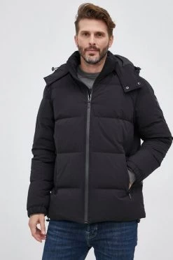 Ανδρικά Κοντά μπουφάν Μπουφάν με επένδυση από πούπουλα Karl Lagerfeld χρώμα: μαύρο