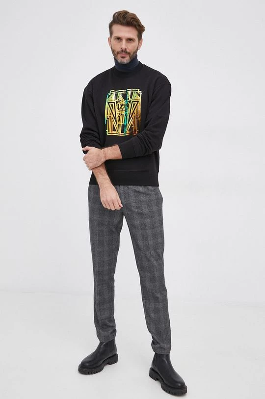 Χωρίς φερμουάρ Μπλούζα Karl Lagerfeld μαύρο 4 Χωρίς φερμουάρ Μπλούζα Karl Lagerfeld μαύρο - Image 2