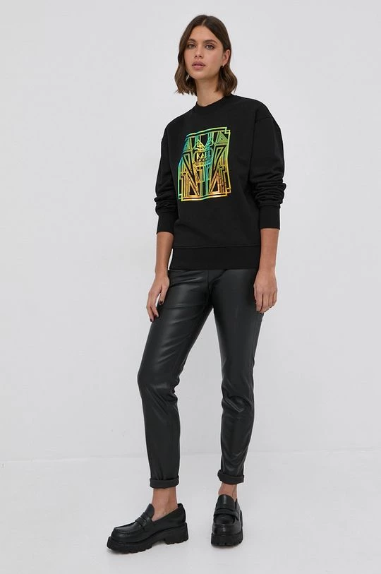 Χωρίς φερμουάρ Μπλούζα Karl Lagerfeld μαύρο 5 Χωρίς φερμουάρ Μπλούζα Karl Lagerfeld μαύρο - Image 3