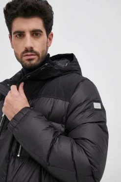 Ανδρικά Κοντά μπουφάν Μπουφάν με επένδυση από πούπουλα Karl Lagerfeld χρώμα: μαύρο