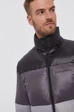 Ανδρικά Κοντά μπουφάν Μπουφάν με επένδυση από πούπουλα Karl Lagerfeld χρώμα: μαύρο -Karl Lagerfeld Εκπτώσεις unnamed file 641