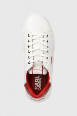 Ανδρικά Sneakers Δερμάτινα αθλητικά παπούτσια Karl Lagerfeld Kl52536 Kapri Mens άσπρο -Karl Lagerfeld Εκπτώσεις unnamed file 716