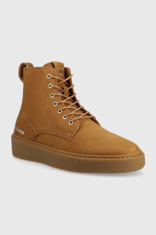 Ανδρικά Μπότες και Αρβύλες Σουέτ παπούτσια Karl Lagerfeld Flint καφέ 4 Ανδρικά Μπότες και Αρβύλες Σουέτ παπούτσια Karl Lagerfeld Flint καφέ - Image 2