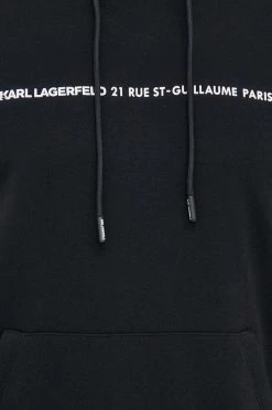 Ανδρικά Χωρίς φερμουάρ Μπλούζα Karl Lagerfeld μαύρο, με κουκούλα -Karl Lagerfeld Εκπτώσεις unnamed file 738