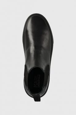 Ανδρικά Μπότες και Αρβύλες Δερμάτινες μπότες τσέλσι Karl Lagerfeld Flint μαύρο -Karl Lagerfeld Εκπτώσεις unnamed file 747