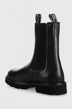 Ανδρικά Μπότες και Αρβύλες Δερμάτινες μπότες τσέλσι Karl Lagerfeld Troupe Mens μαύρο -Karl Lagerfeld Εκπτώσεις unnamed file 756