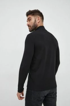 Ανδρικά Μακρυμάνικα Longsleeve Karl Lagerfeld μαύρο -Karl Lagerfeld Εκπτώσεις unnamed file 761