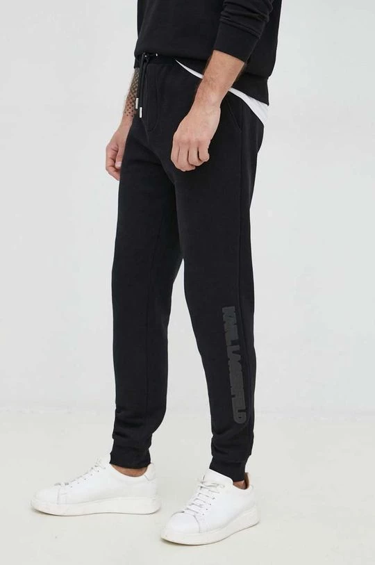 Ανδρικά Παντελόνια φόρμας Παντελόνι φόρμας Karl Lagerfeld μαύρο 3 Ανδρικά Παντελόνια φόρμας Παντελόνι φόρμας Karl Lagerfeld μαύρο