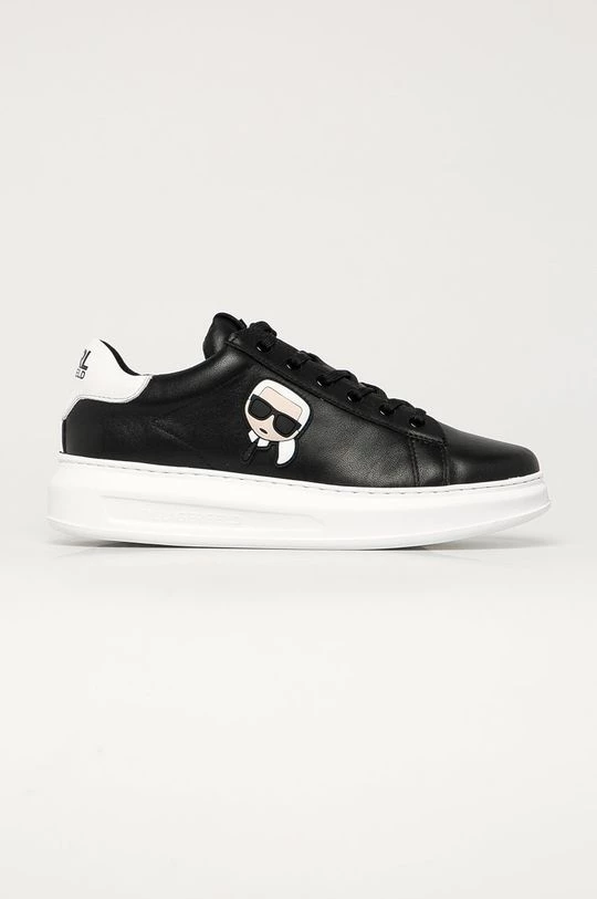 Ανδρικά Sneakers Karl Lagerfeld - Δερμάτινα παπούτσια μαύρο 3 Ανδρικά Sneakers Karl Lagerfeld - Δερμάτινα παπούτσια μαύρο